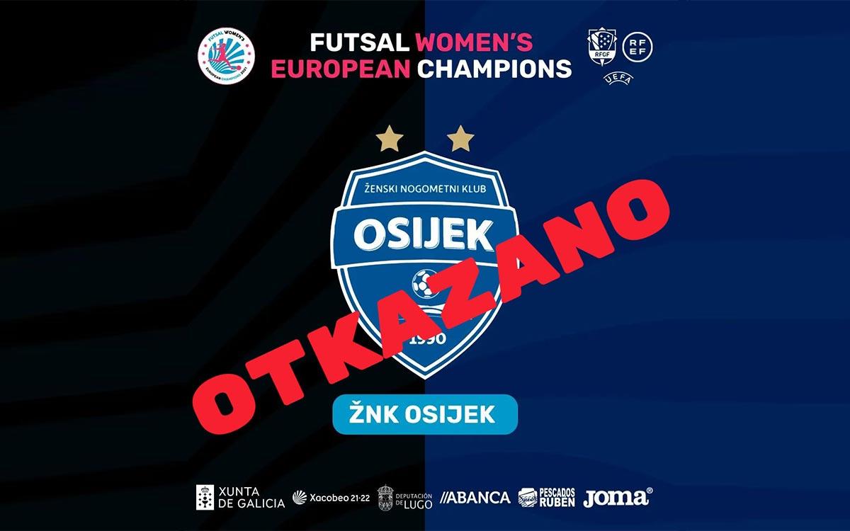 FEWC ipak bez ŽNK Osijek